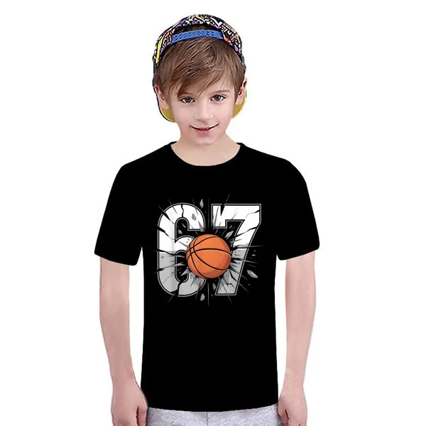 67 كرة القدم ستة سبعة 6 7 ميمي كرة السلة 67 الأولاد موضة تي شيرت Y2k الرياضة قائلا المحملة أبناء عيد ميلاد الجدة هدية قصيرة الأكمام