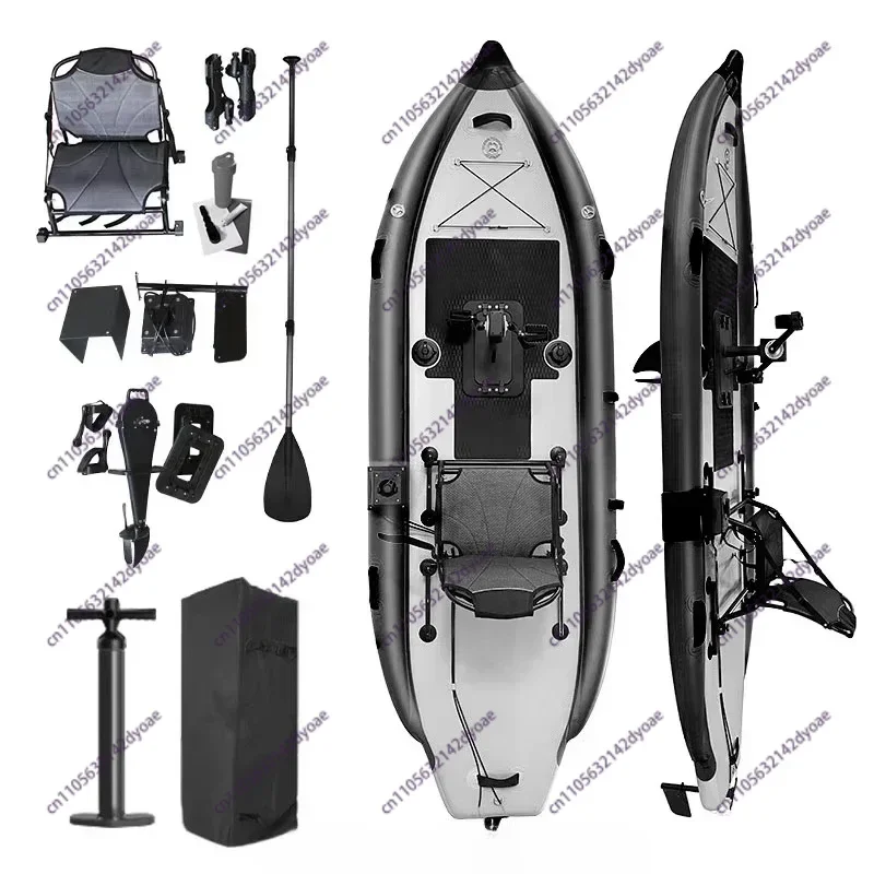 Favorite 2025 New Style Portable Detachable Wholesale Sea 1 Person Pedal Drive Fishing Boats Kayak in Canoe/kayak