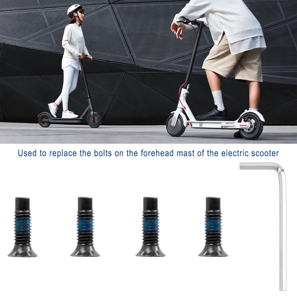 Electric Scooter Original Handlebar Front Fork Tube Screws Hexagon Handle Parts Kits for Xiaomi M365 Ninebot Max G30 F20 F30 F40