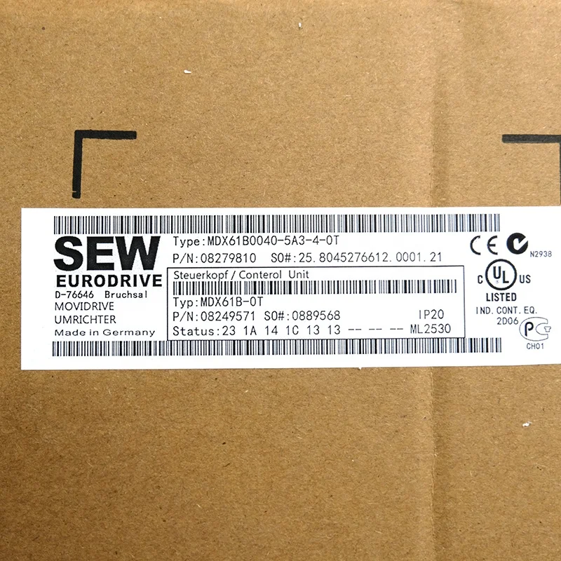 オリジナルSEWインバータMDX61B0040-5A3-4-0T周波数変換器