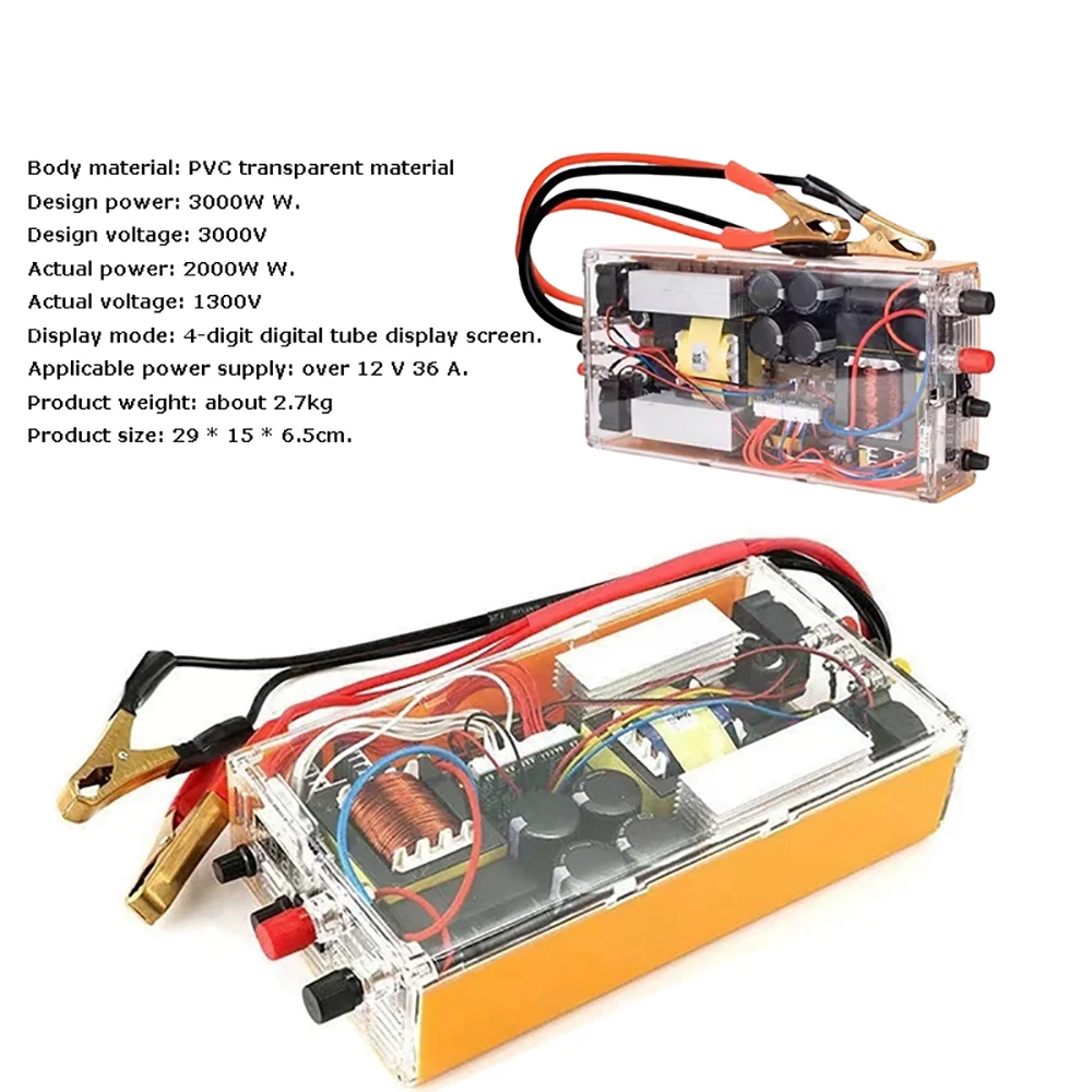 3000W high power 12V/24V electronic boost power converter, 1600M inverter head,  Smart Inverter