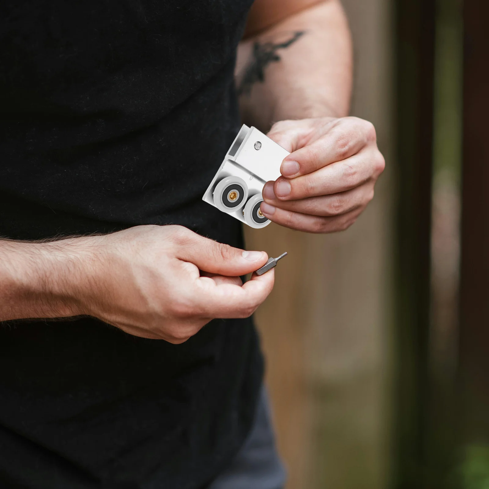 

Heavy Load Sliding Door Pulley 150Kg Smooth Operation For Wardrobe Closet Barn Door Track Roller Wheels Hardware