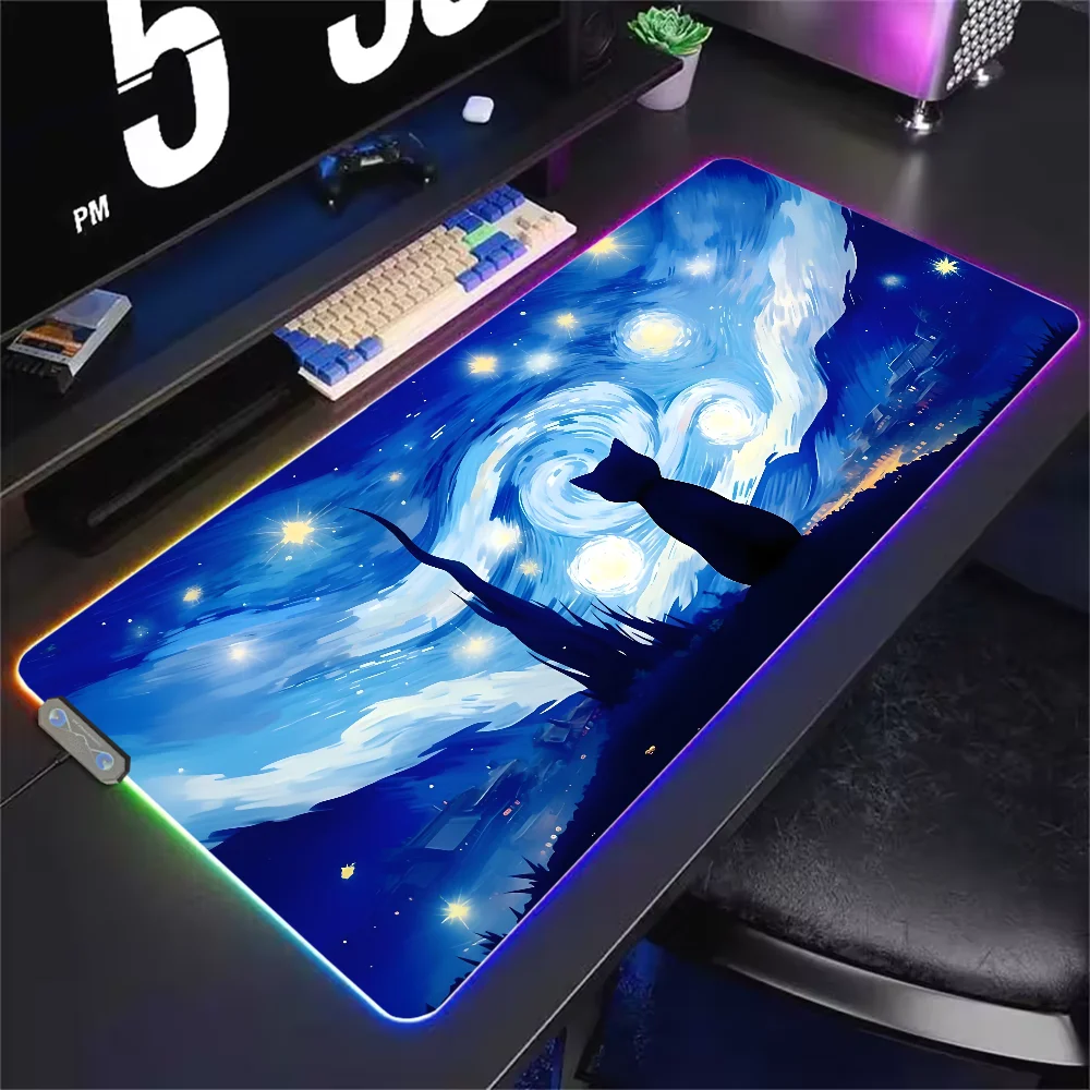 Pc Gaming Price - 마우스 패드 RGB LED 조명 미끄럼