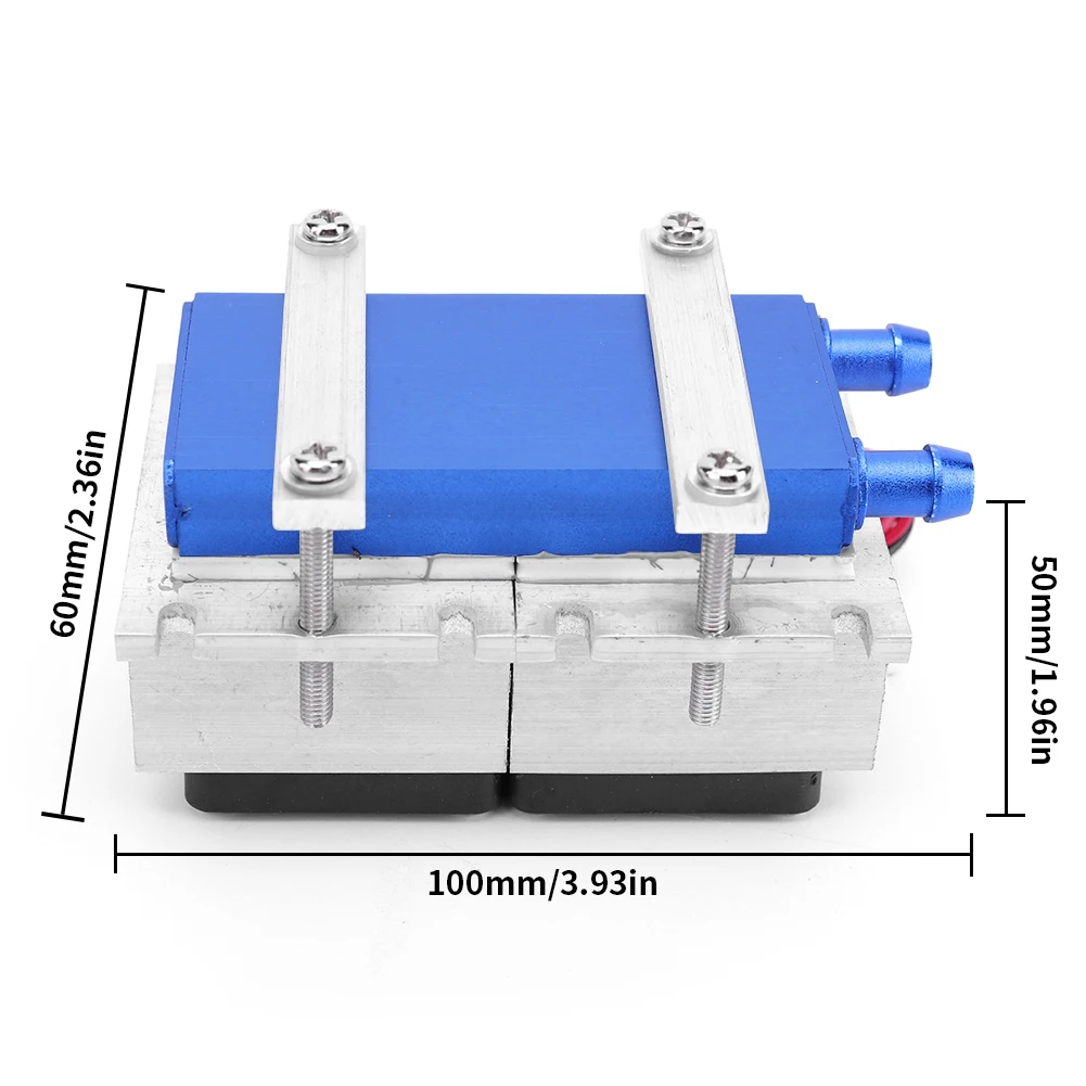 DC 12V Air Conditioner Cooling System DIY Kit Semiconductor 144W 15A Semiconductor Air Cooler Kit Peltier Air Conditioning Unit