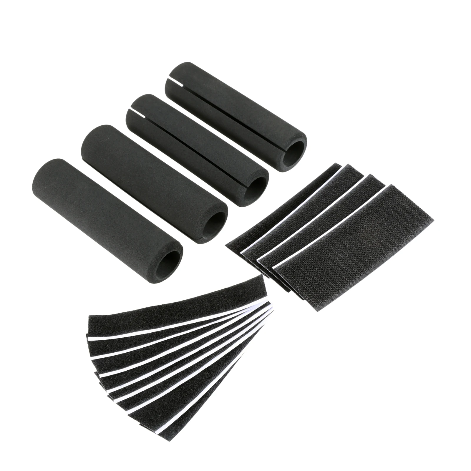 

4Pcs Handle Grips 4.25 Inch NBR Rubber Foam Grip Wrap Soft Buffer Tube Cover for Garden Bicycle Exercise Equipment Handlebar
