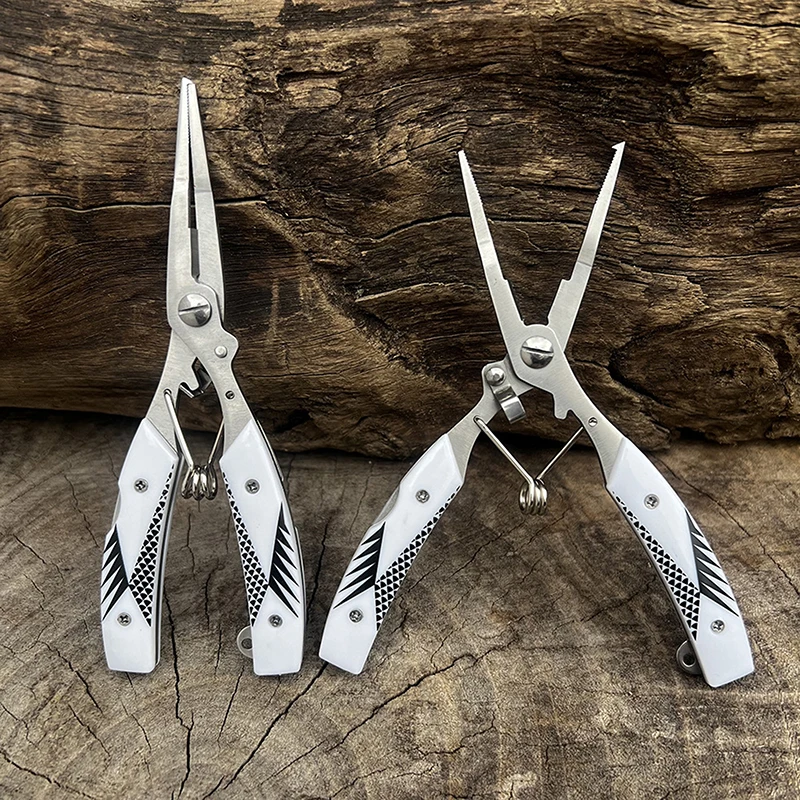 Multifunctional Nose Fishing Pliers Stainless Steel Titanium Open Ring Pliers For Fish Control Hook image 6