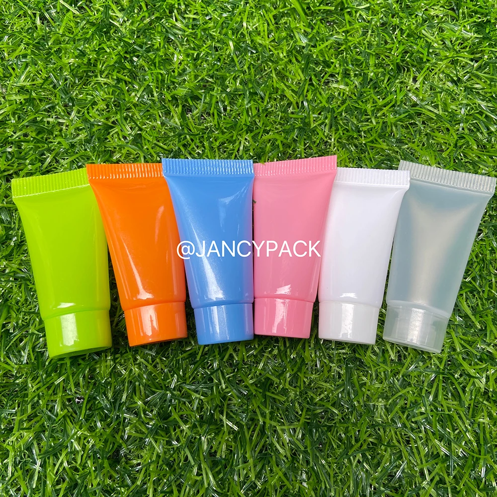 

5ml Cosmetic Soft Tube plastic Lotion Containers Makeup Squeeze Tube Refilable Bottle Emulsion Cream Packaging Custom Logo