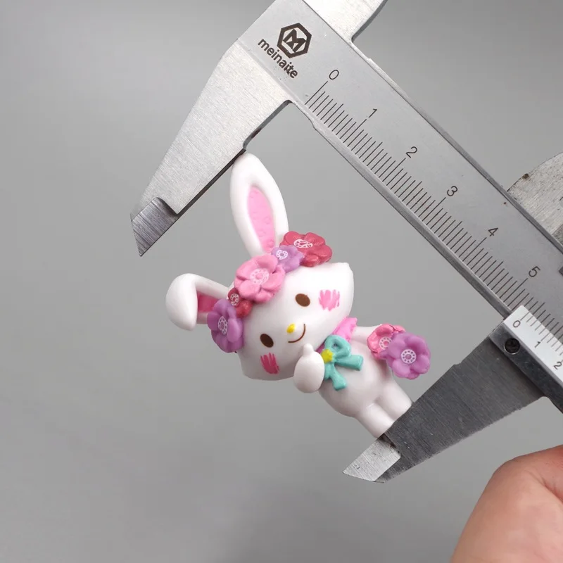 アニメのバニークロミアクションフィギュア,ピカコ,シンナモロール,サンリオモデルのおもちゃ,かわいい装飾品,誕生日プレゼントとクリスマスプレゼント,1セットあたり5個