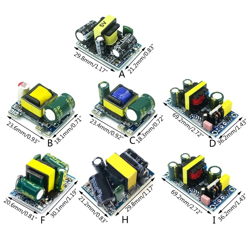 220V naar 5V/12V/24V spanningsregelaarmodule voor klokken en elektronica