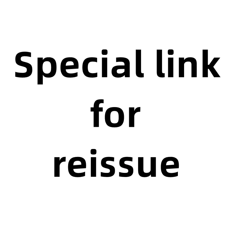

Special Link for Reissue Don't place an order easily