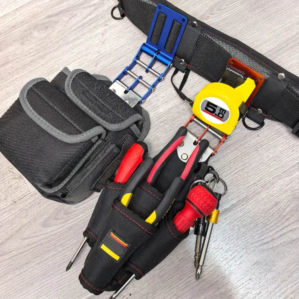 

Universal Quick Release Tool Belt Buckle 53mm Width Quick Release Adjustable Chain Clip Aluminum Alloy Lanyard Clip Electrician