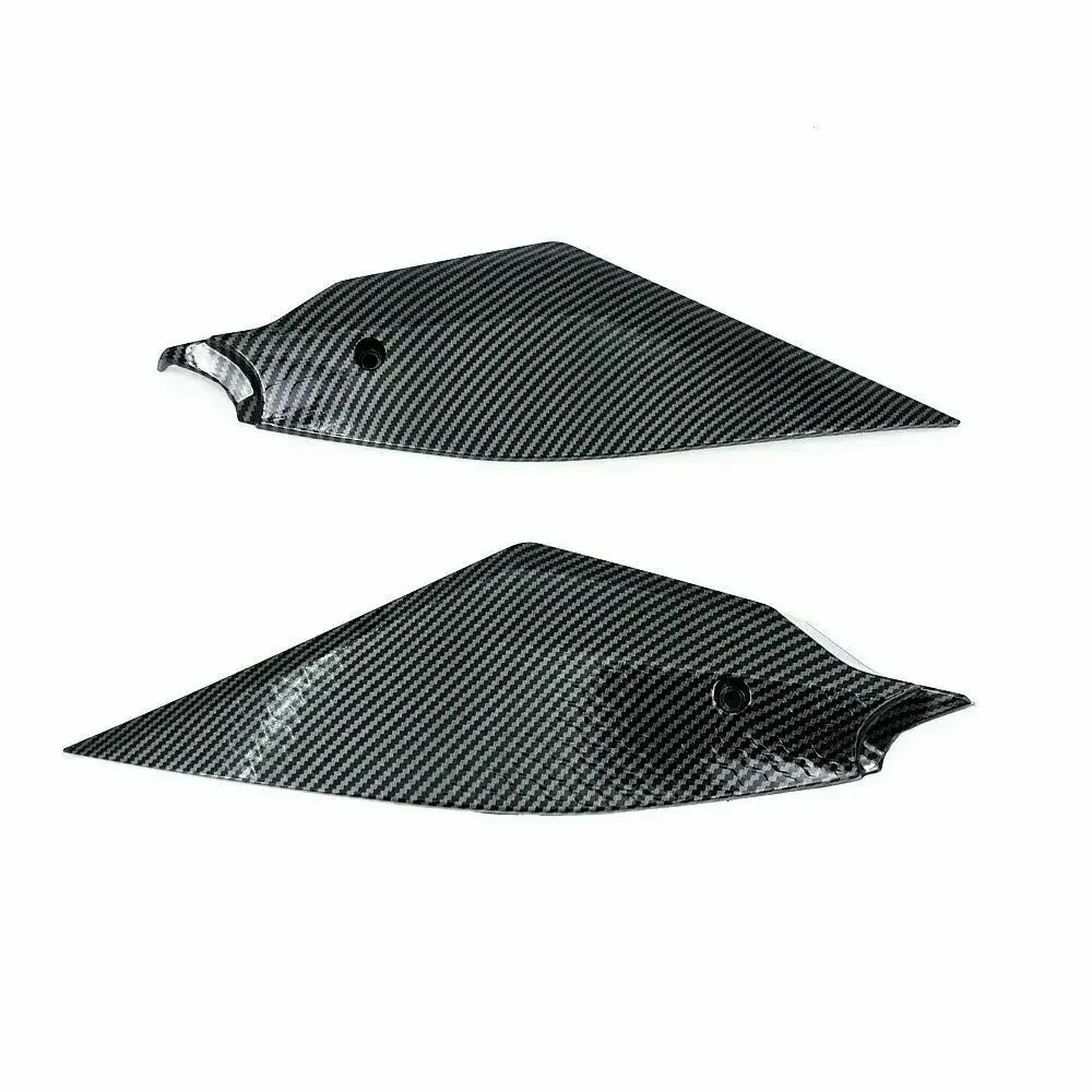 Carbon Fiber Color Fuel Gas Tank Side Trim Cover Fairing For Yamaha YZF R6 2017 2018 2019 2020 view 3