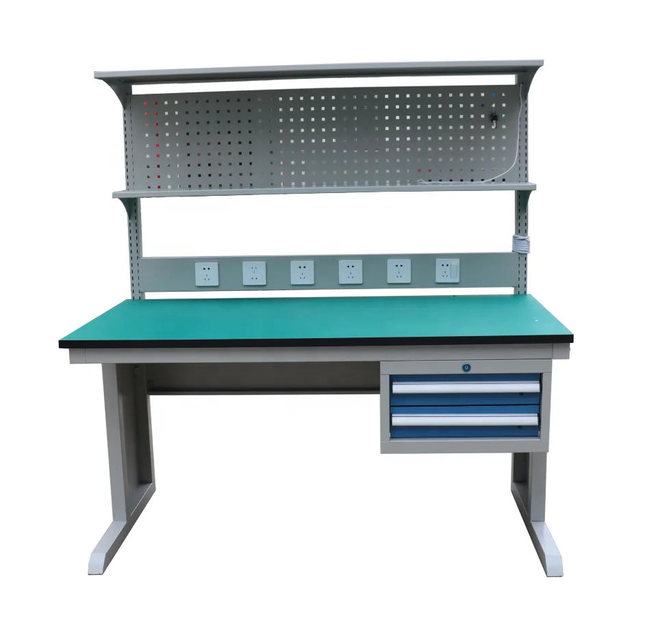 Working Bench Table File Bench Table Top Workstation Antistatic Worktable Aluminum Custom Industrial Professional Workbench