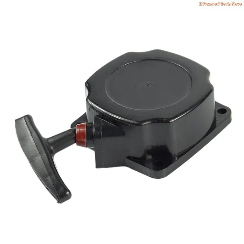 Durable Recoil Pull Starter Compatible for w/ Brush Cutter Strimmer Lawnmower Start Garden Tool Accessory for Home Indus W91B