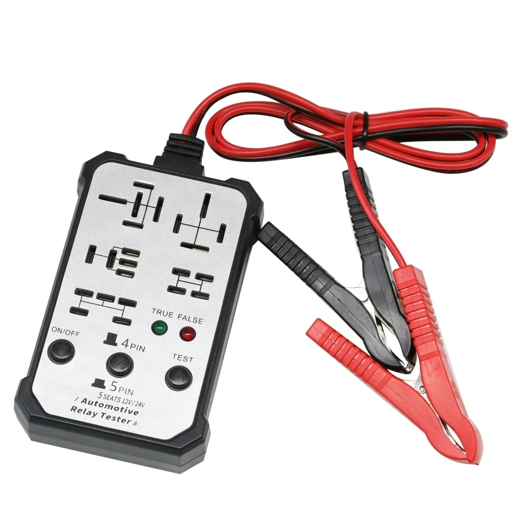 Professional Tester Diagnostic Tool for Car Repair 12V 24V Universal Five Socket Automotive Checker Durable Heavy Duty