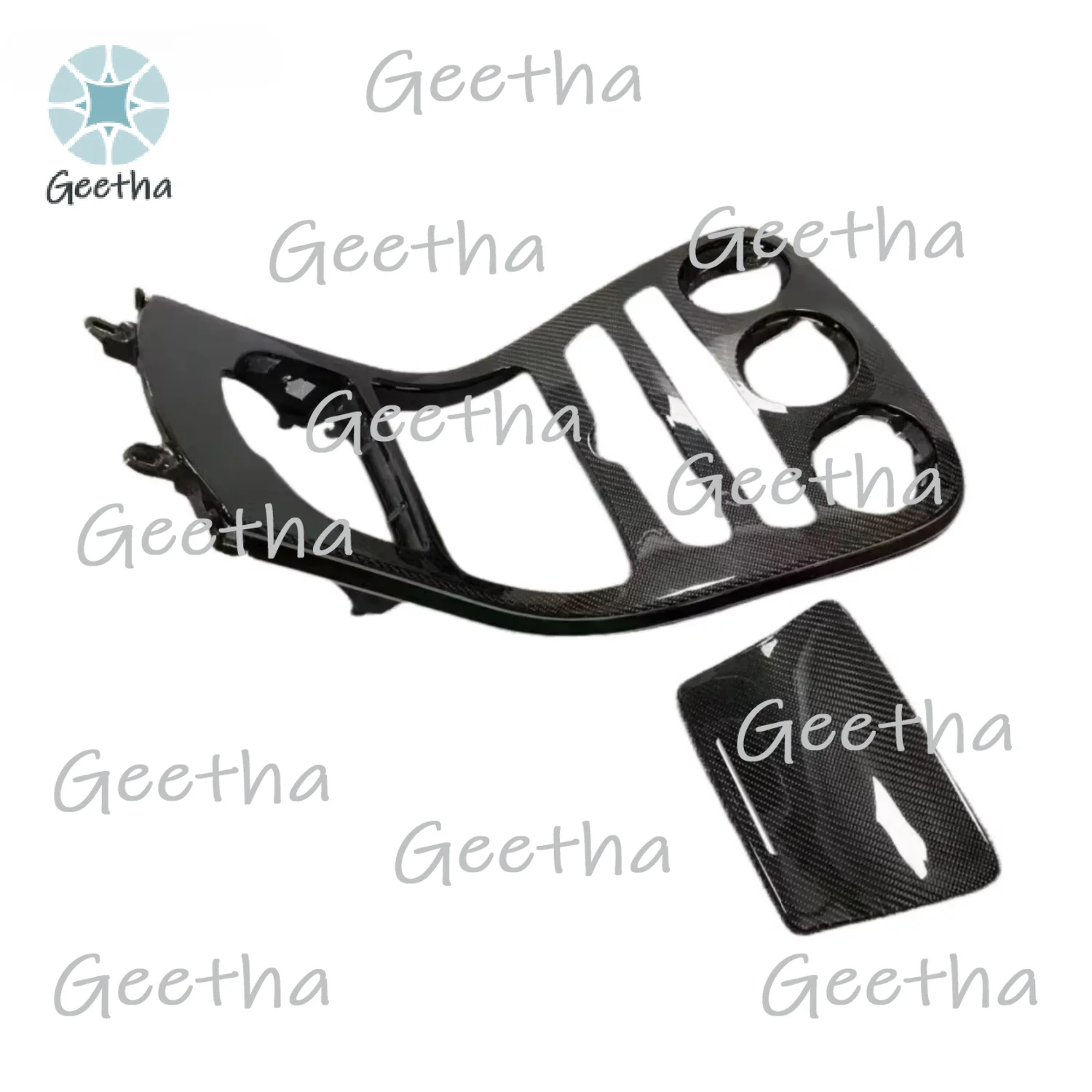 

Hot Selling Car Interior Central Accessories Suitable for Mercedes Benz C300 C250 C63 C43 W205 Carbon Fiber Center Console Panel