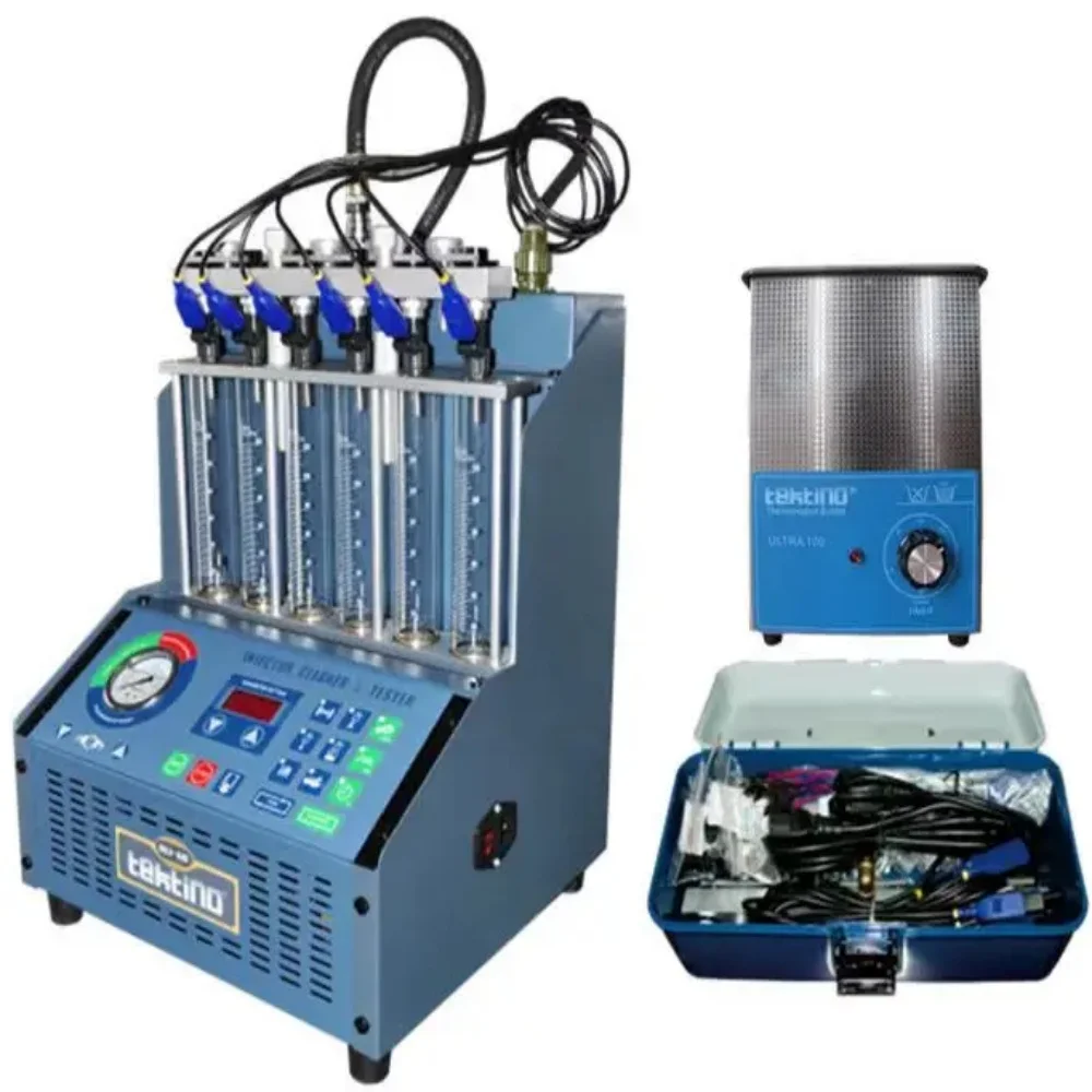 

Fuel Injector Cleaning & Testing Car Machine Tektino INJ-6B Complete Adaptors Kit Cover All Injectors Of Different Car Makes