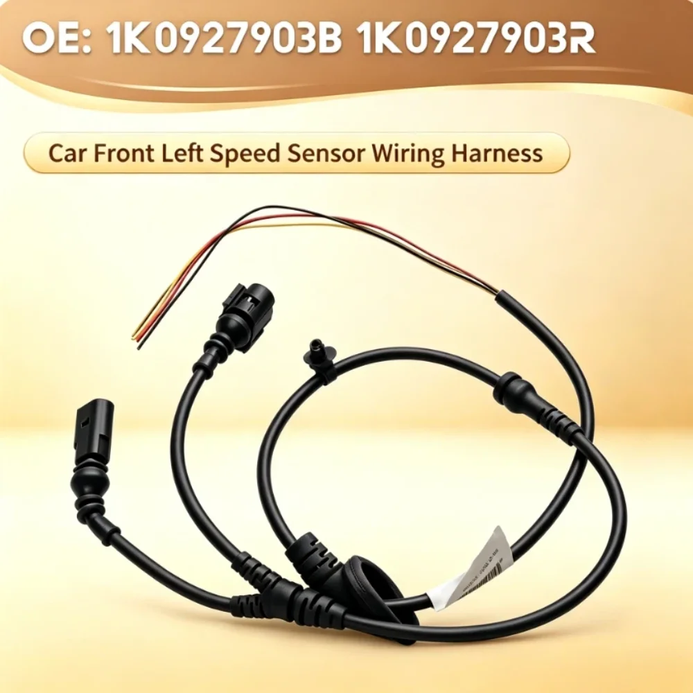 Car Front Left Speed Sensor Wiring Harness For VW Golf 6 1K0927903B 1K0927903R