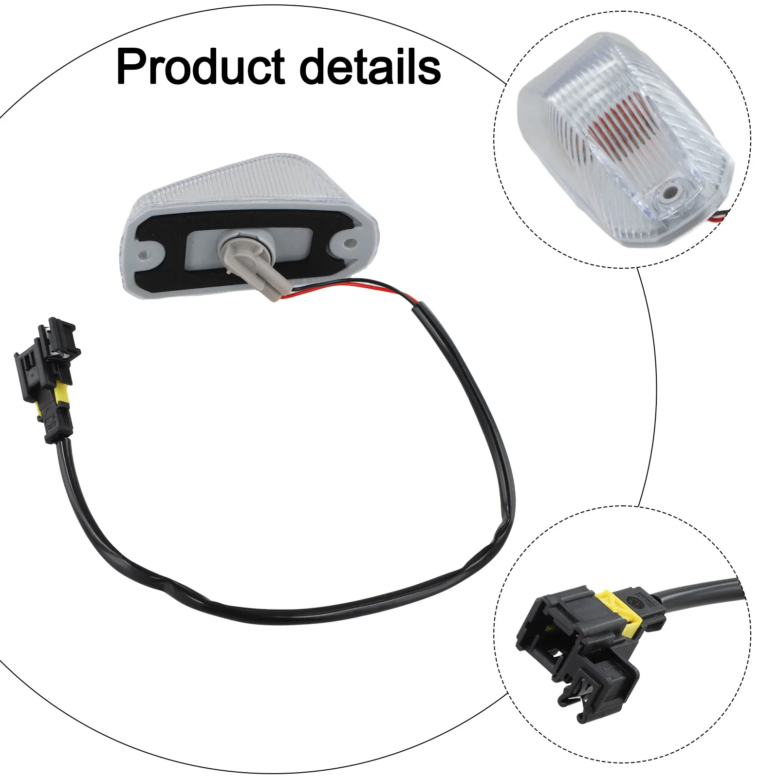 As Shown Front Roof Marker Light Front Roof Marker Light Accessory Practical And Efficient Fitment Type Direct