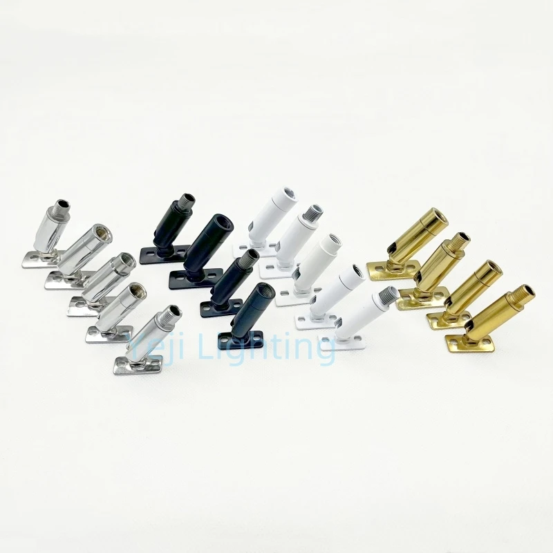 Copper Color Universal Head steering Head M10 Thread Adapter Vanity Light Wall Lamp Desk Lamp Lamp Base Lighting Accessories