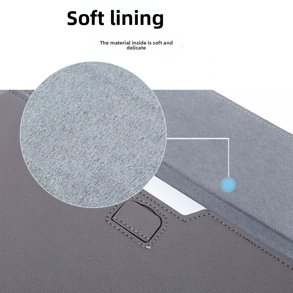 

Magnetic Closure 13inch Laptop Bags Envelope Design Leather Laptop Sleeve Pouch Waterproof Lightweight Notebook Sleeve Travel