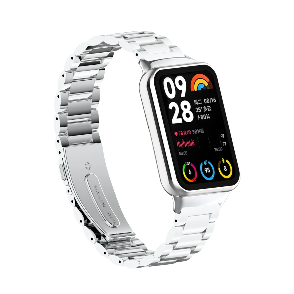 

Ремешок силиконовый для xiaomi band 8pro, однотонный спортивный браслет с тремя бусинами для xiaomi band 8pro