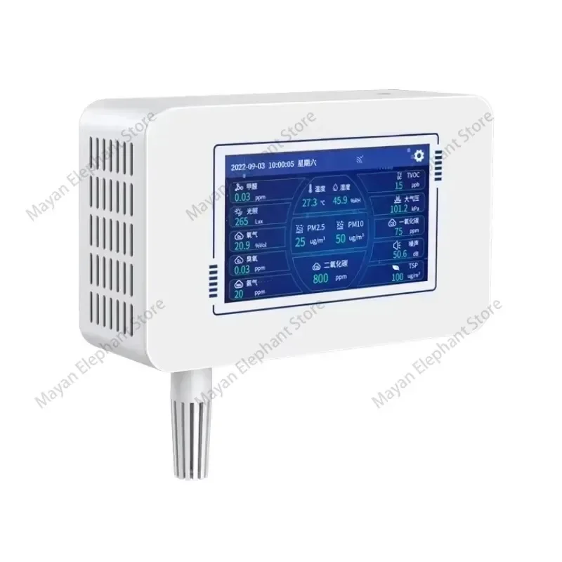 Air Quality Monitoring Equipment for PM2.5 PM10 CO SO2 NO2 O3 TVOC Gas System Analyzer Detector Air Pollution