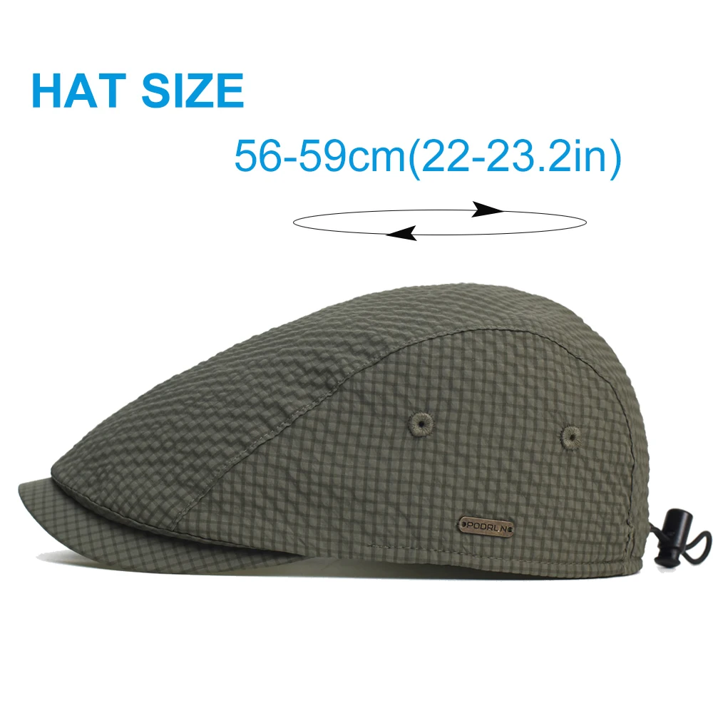 Spring Summer Breathable Newsboy Caps Outdoor Casual Beret Flat Ivy Hats Fashion Flat Caps