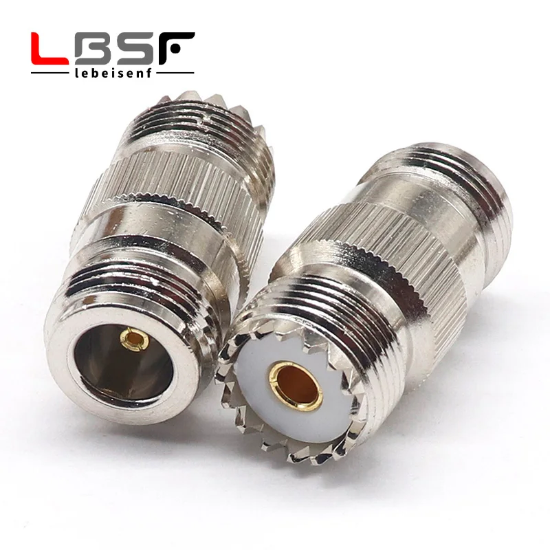 NK/UHFK Coaxial High Frequency Adapter All Copper RF Adapter N Female to UHF Female 50 Euro