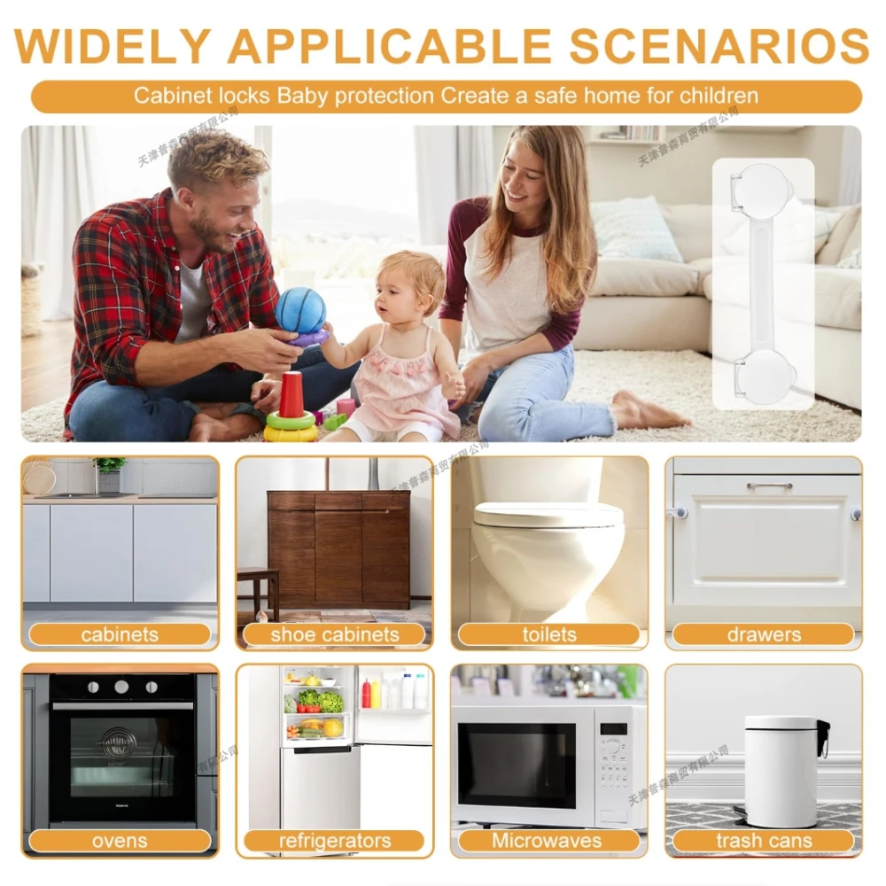 2/5 pçs fechaduras de porta do armário para a prova do bebê gaveta de segurança da criança armários geladeira armário despensa trava à prova de crianças para proteger