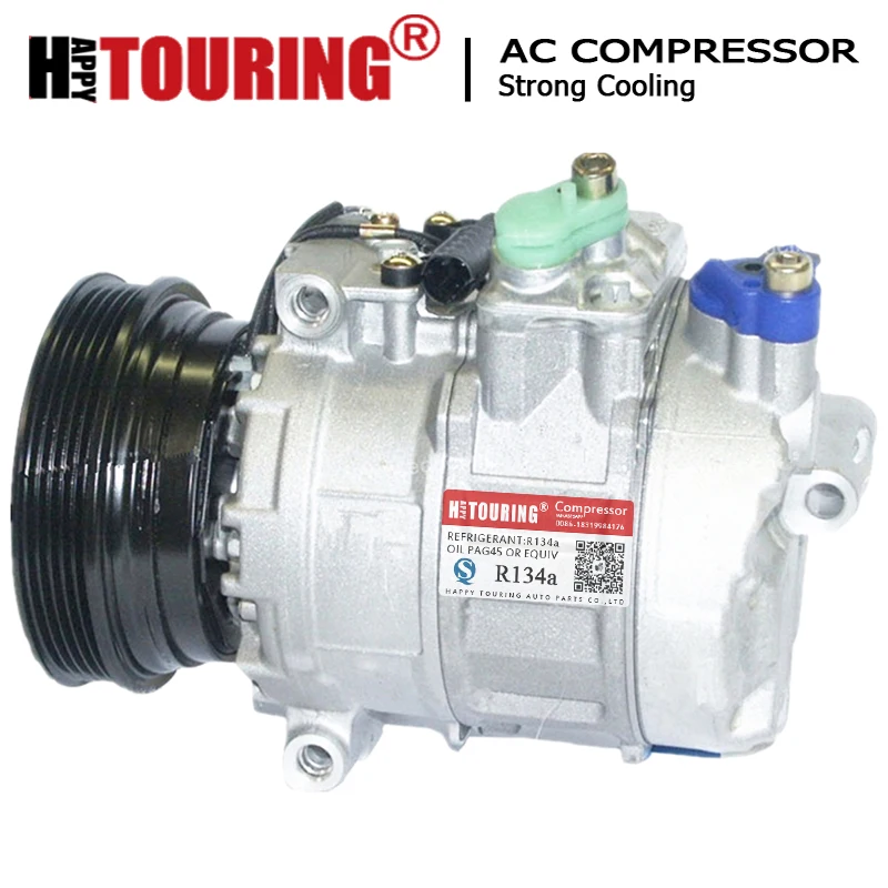 

7SBU16C A/C AC Compressor for Land Rover Freelander 1998-2007 JPB101144 JPB101450 JPB101540 JPB500110 4472208501 4472208502