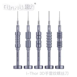 Qianli iThor 3D Bits Screwdriver Set Torx Screw Thread Anti-Rust Anti-Slip Hand Tools Precision For iPhone Repair MEGA IDEA