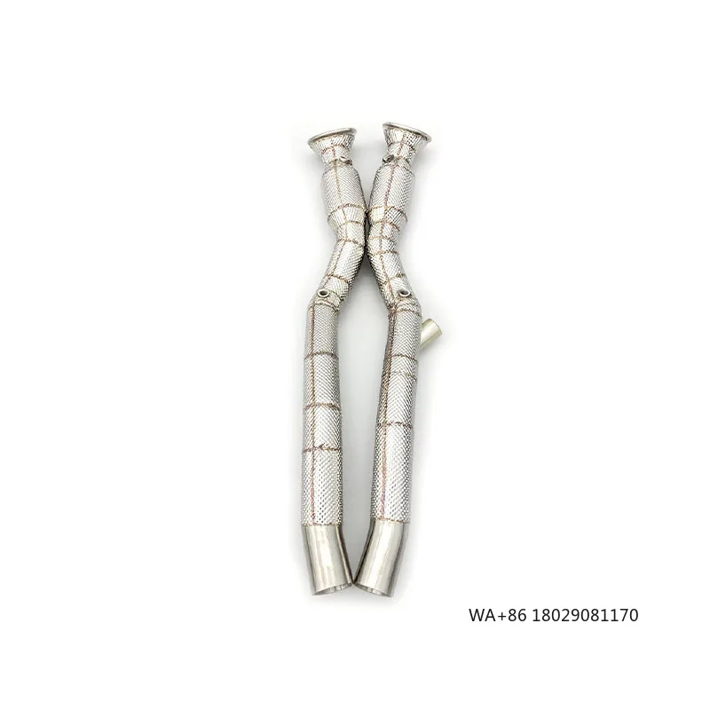 

Тюнингованный выхлопной даунпайп для F12 6.3 2015-2017, гоночная система из нержавеющей стали с теплозащитным экраном, без катализатора