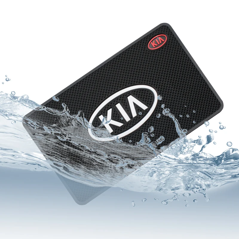 Polymères coordonnants en PVC pour voiture, planche Prada, coussin collant antidérapant, accessoires intérieurs pour Kia Rio, Ceed, Sportage,