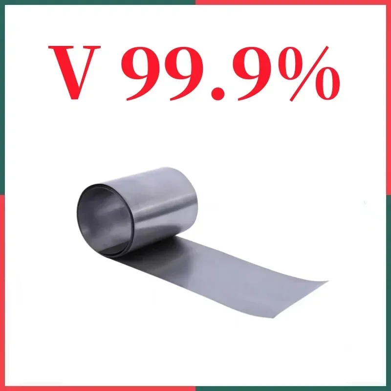 Scientific research of high purity metal vanadium foil V99.9% can be customized processing