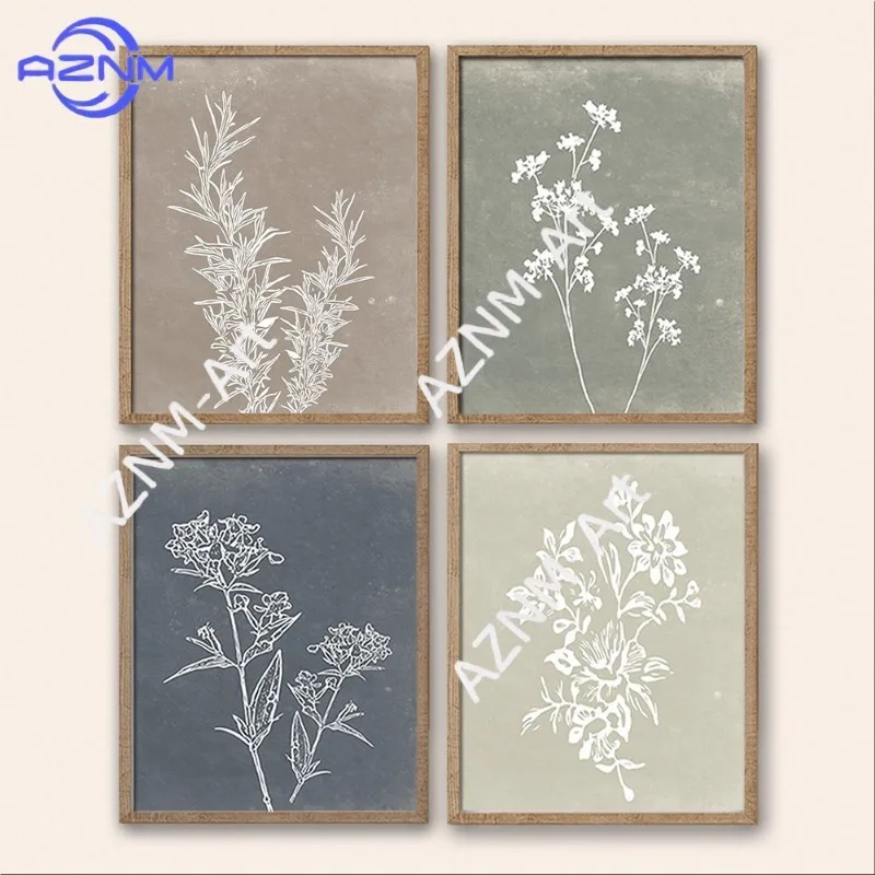 Böhmischer Einfacher Stil Dekoratives Gemälde Poster Wohnzimmer Schlafzimmer Restaurant Hotel Kunst Leinwanddruck Gemälde Kern