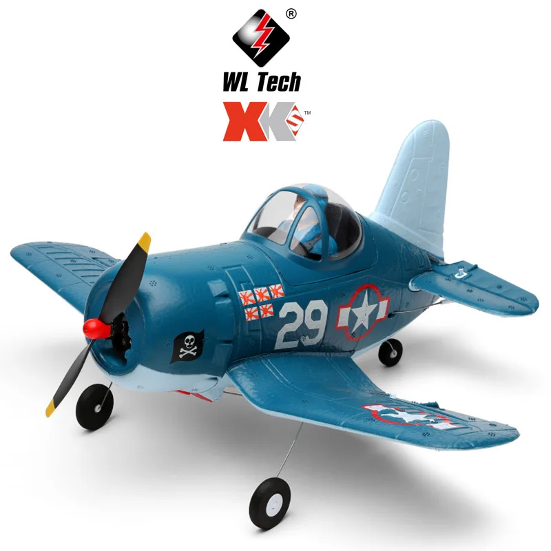 

New Arrival Wireless Remote Control Pirate Aircraft Q Version F4U Corsair Electric Fixed-Wing Model Four-Channel RC Planes