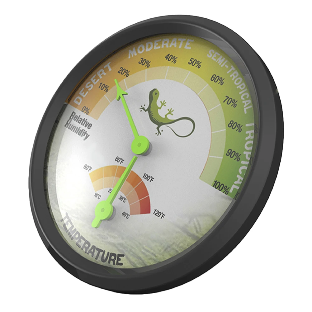 

Digital Reptile Thermometer Hygrometer Dual Use Accurate Temperature Humidity Gauge For Turtle Lizard Vivarium Boxes