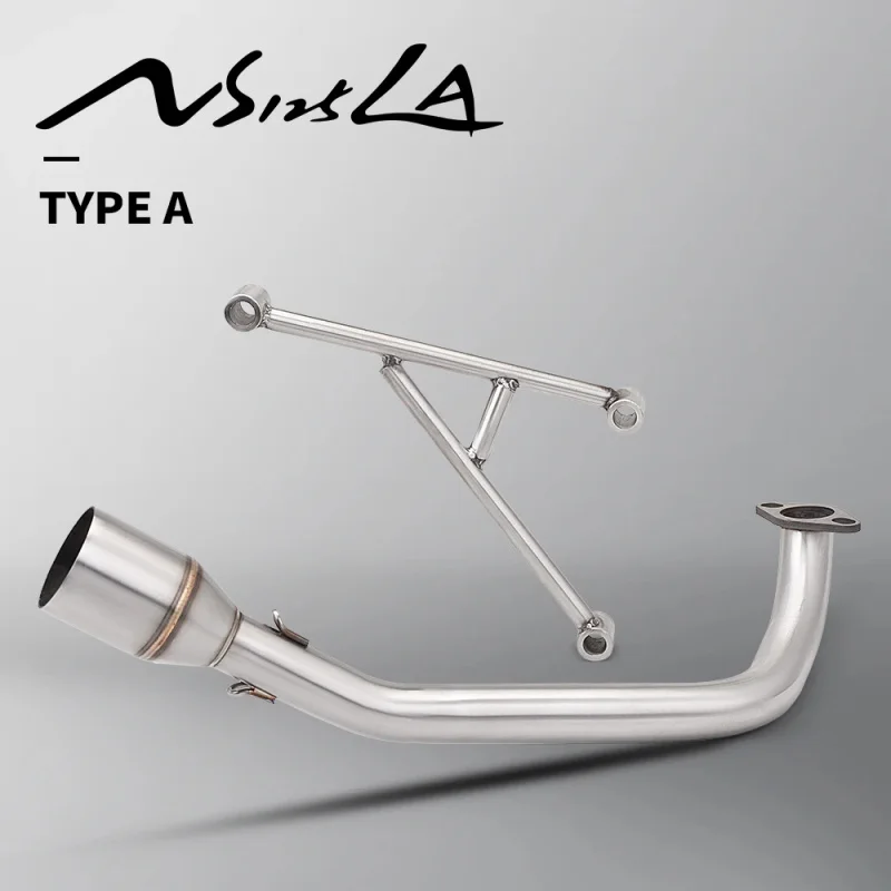 

Complete Exhaust System with Front Link Pipe & 51mm Slip-On Muffler for NS125LA