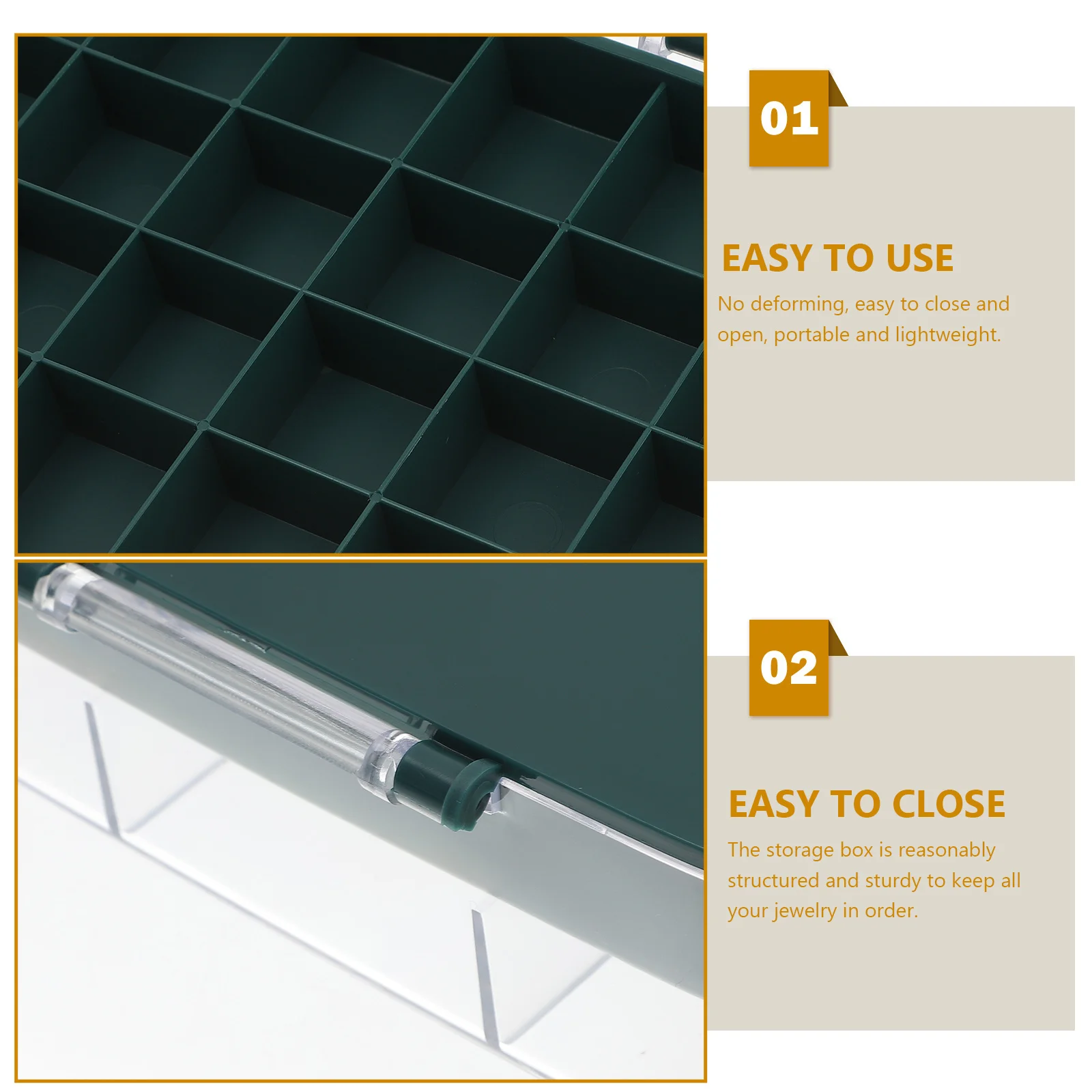 Jewelry Organizer Portable Travel Case Small Jewelry Box Earring Necklace Holder Lightweight Compact Stylish Gift