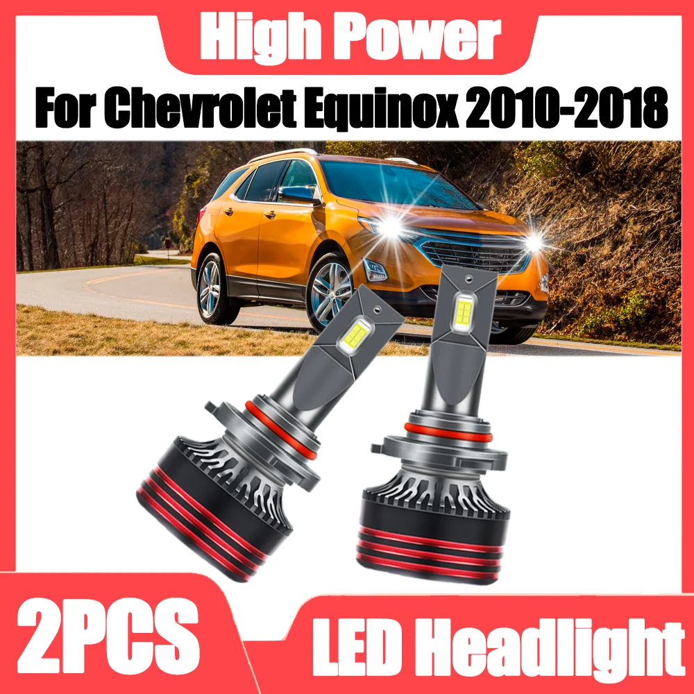 

2X 150W LED Car Headlights 6000K White 9005 Auto Headlamps Bulbs CSP Chips 30000LM High Power For Chevrolet Equinox 2010-2018