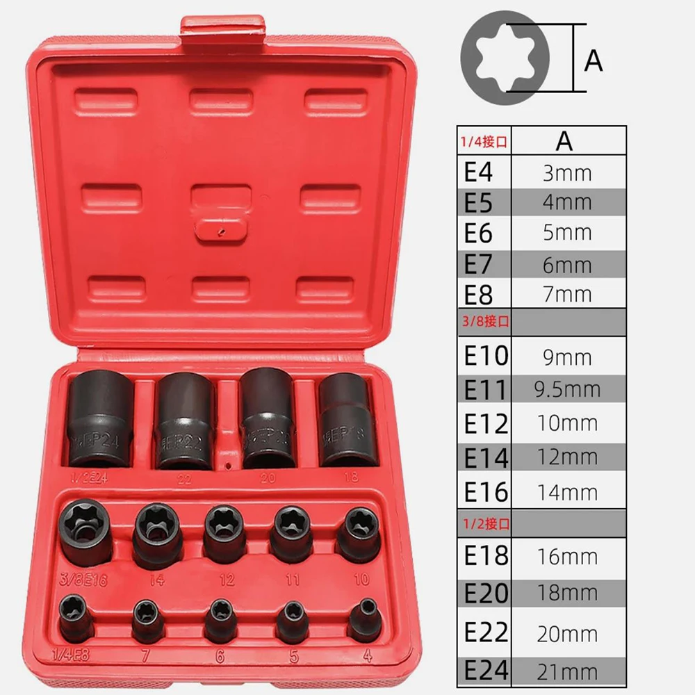 

Набор внешних торцевых головок Torx plus из 14 предметов, привод 1/4 дюйма, 3/8 дюйма, 1/2 дюйма, подходит для инструментов для обслуживания и ремонта автомобилей Tesla