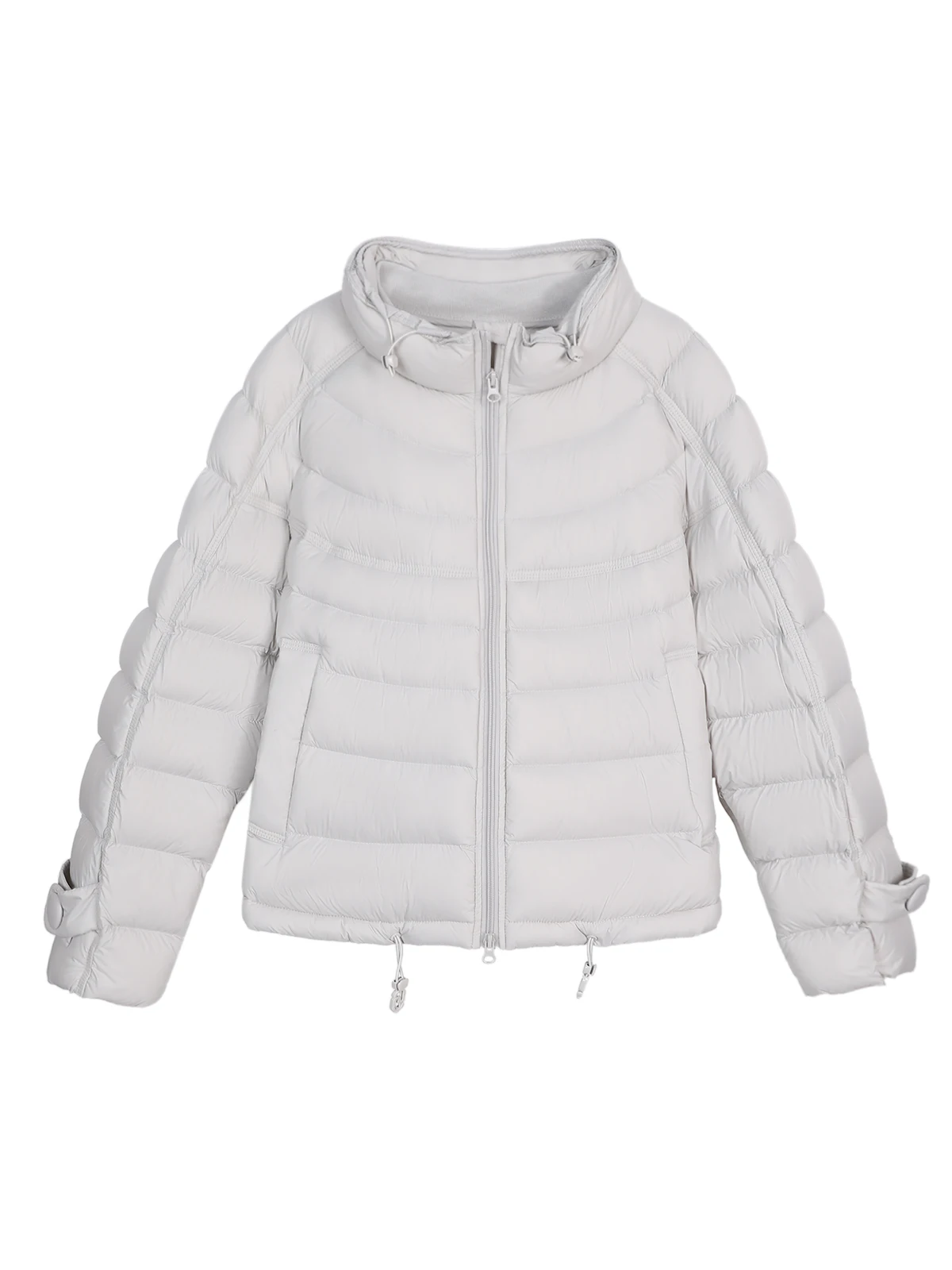 MoZao Giacca Invernale da Donna Imbottita Oversize Calda in Piumino con Collo Alto e Chiusura a Cerniera Colorata