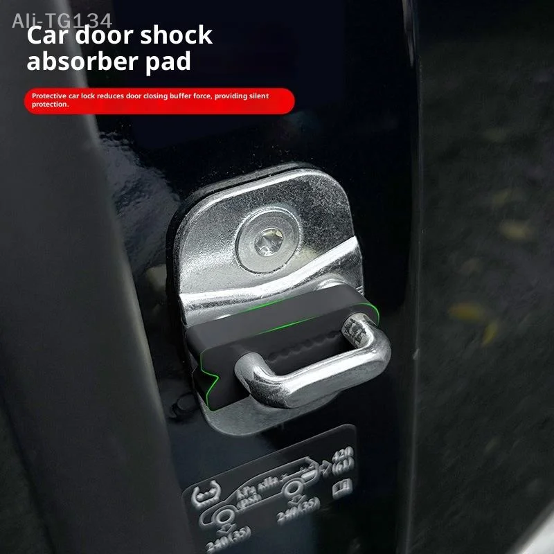 

4 шт., демпфирующий буфер для автоматического дверного замка, амортизирующий шумопоглощающий редуктор для Audi A1 A3 Q2 Q3 TT-аксессуары для дверных замков