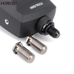 Hirisi-Boulon et vis en laiton pour alarme de morsure de pêche, accessoire adapté à la carpe B1228, 2 pièces