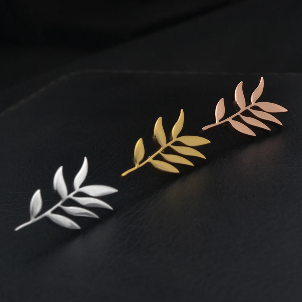 2024 New Product Unique Stainless Steel Olive Branch Brooch, Clothing Accessories,Chest Decorations, Symbolizing Peace Gifts