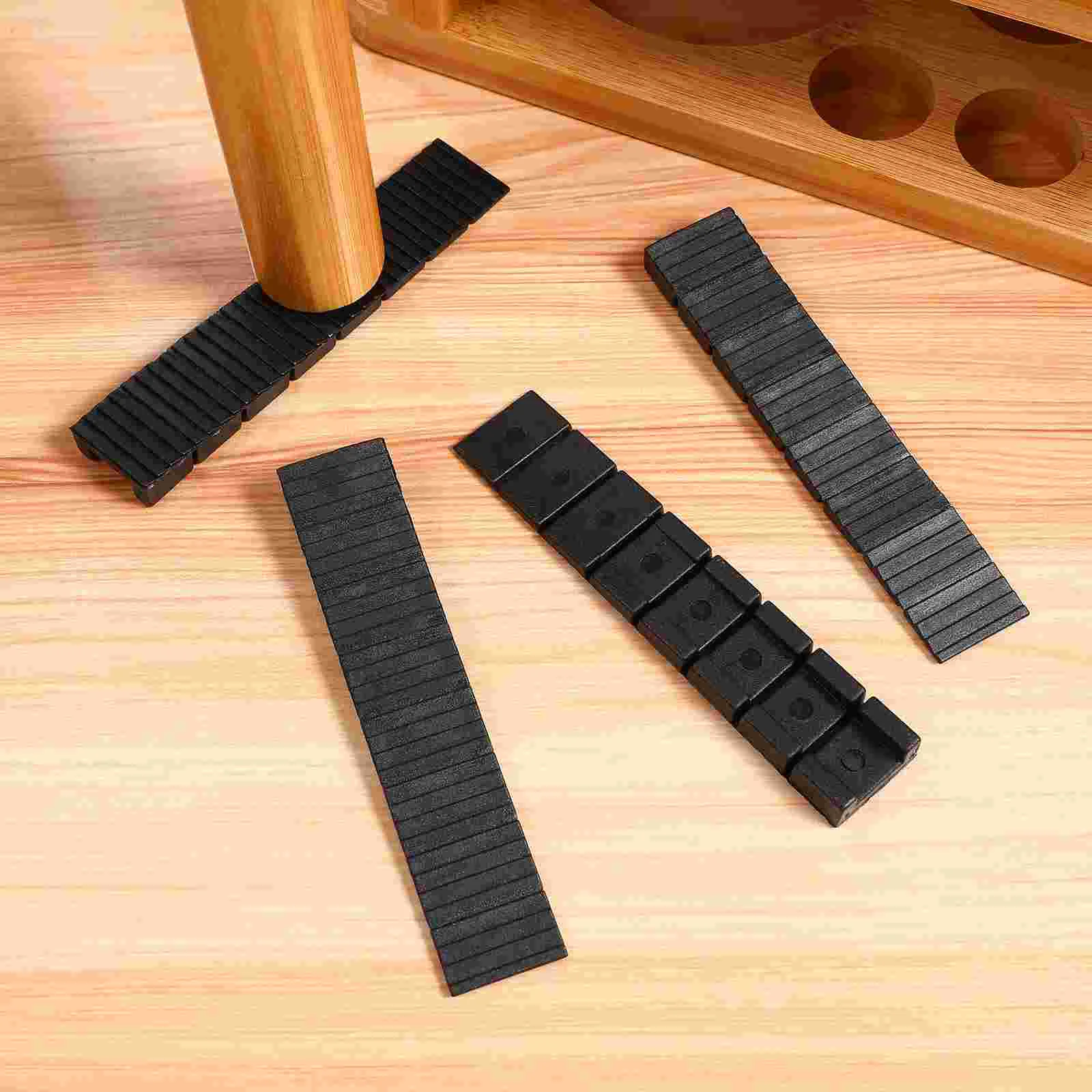 20 Pcs Gasket Furniture Spacers Shims Wedges for Home Stabilize Risers Plastic Levelers Window Bed