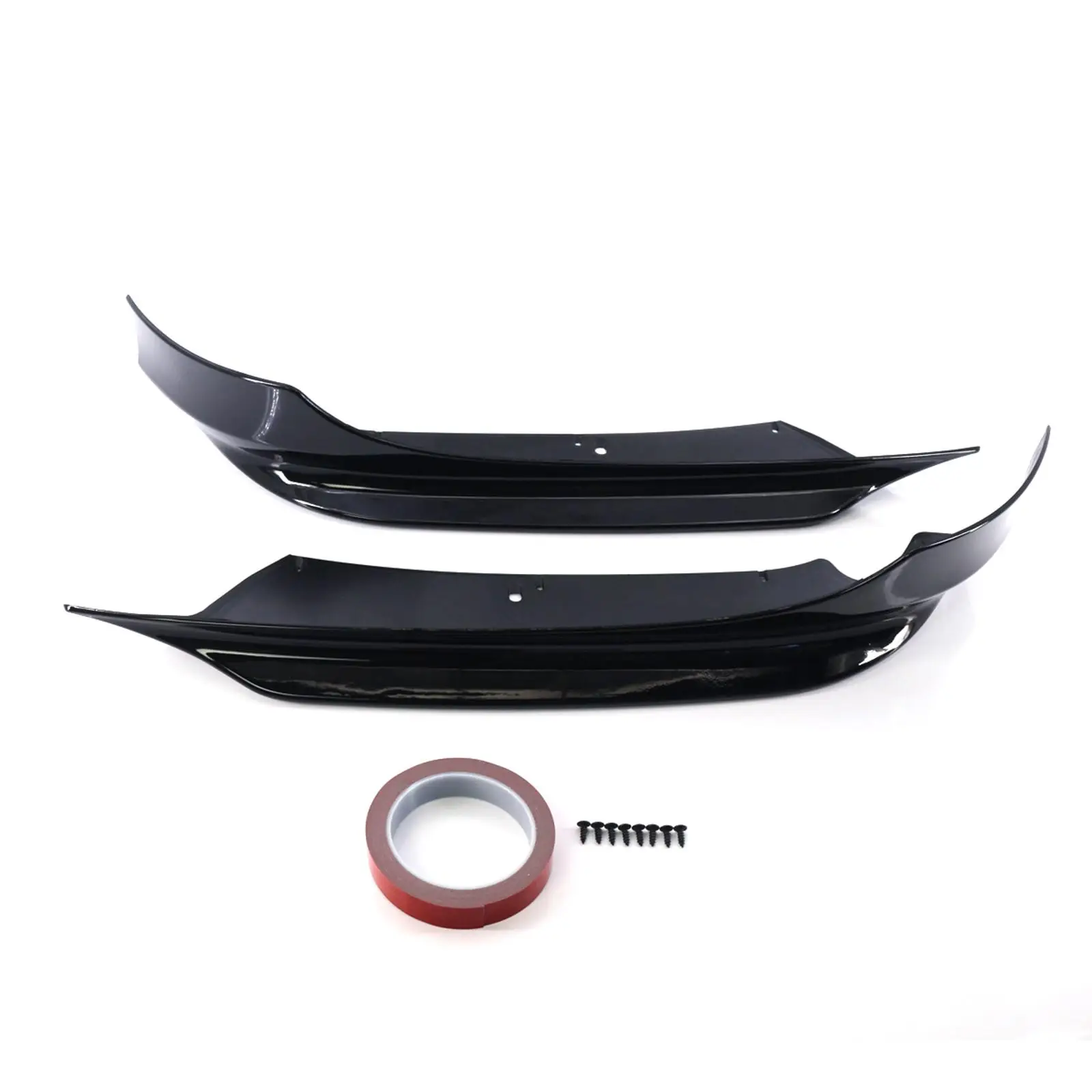 Separador de parachoques delantero, cubierta de labio, piezas de reparación, embellecedor negro brillante para BMW E90M 2008-2012, accesorio de coche de buen rendimiento