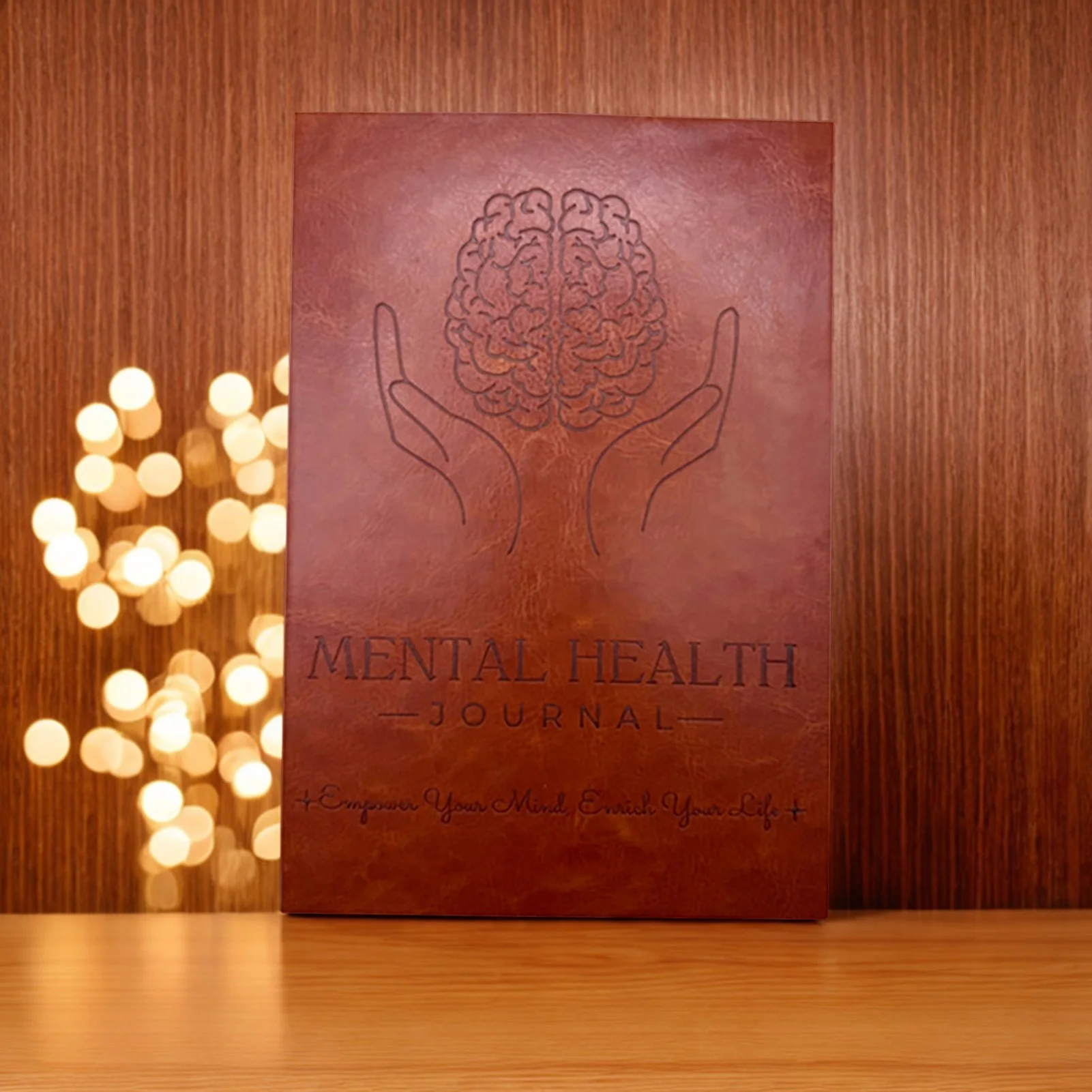 

Блокнот Mental Healthy Program с обложкой из искусственной кожи 21 см x 14 см для профессионального консультирования и проекционных документов