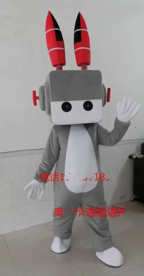 Weihnachten Roboter Maskottchen Kostüm Halloween Party Phantasie Cosplay Kleid Erwachsene Größe Maskottchen Kostüm Erwachsene Anzug Cartoon